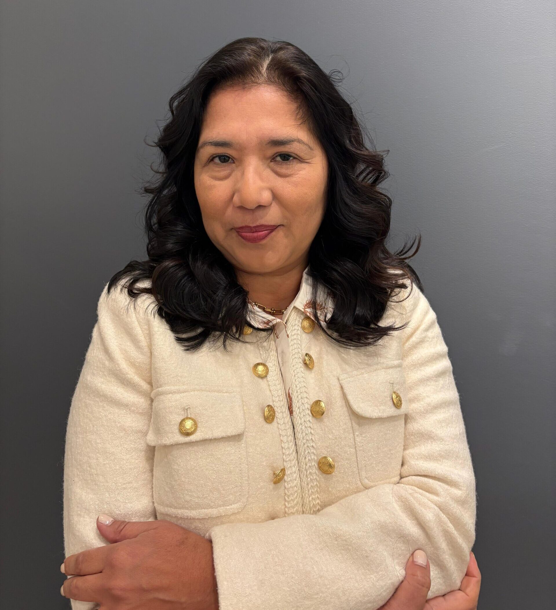 Professional portrait of Patricia C. Aguilar, Co-Founder of People Plus AI Strategy Group.